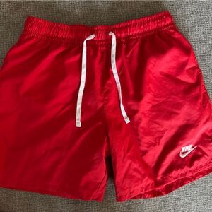 Nike Bright Red Sports Shorts